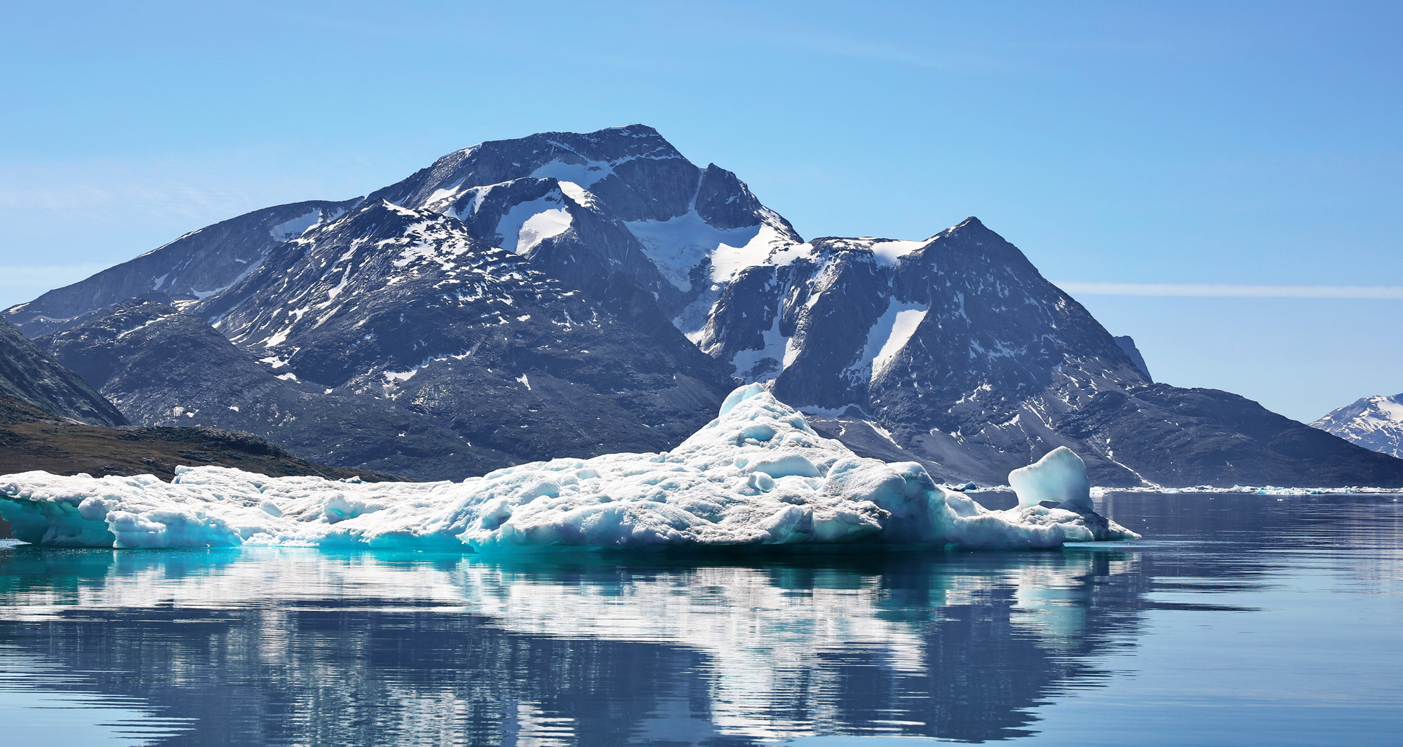 Nuukfjorden på Grönland